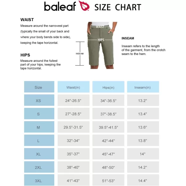 BALEAF Womens Bermuda Knee Length Long Shorts for Summer Hiking Golf Camping Stretch Lightweight Nylon Quick DrySage Green