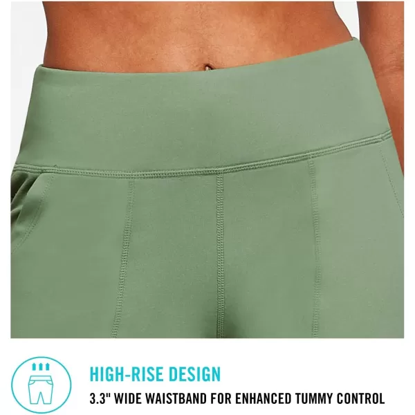 BALEAF Womens Bermuda Long Shorts Athletic High Waisted Shorts 10 Casual Summer Running Quick Dry Knee LengthOlive Green