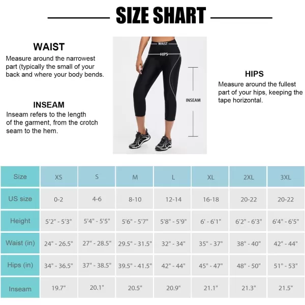 BALEAF Womens Bike Pants High Waist 4D Padded Cycling Capris Shorts 34 Biking Tights Pockets UPF50Grey