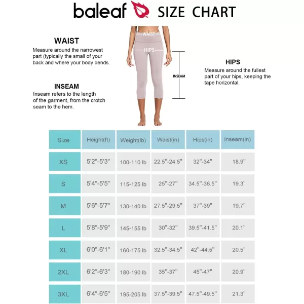 BALEAF Womens Capri Leggings with Pockets High Waisted Workout Yoga Running Gym Pull On Capris Pants for Casual Summer20 Inseam Light Purple