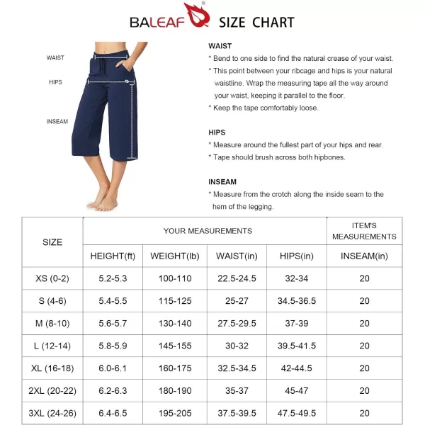 BALEAF Womens Capris Casual Summer Cotton Wide Leg Yoga Capri Sweatpants Loose Lounge Workout Crop Pants PocketsStretcharmy Green