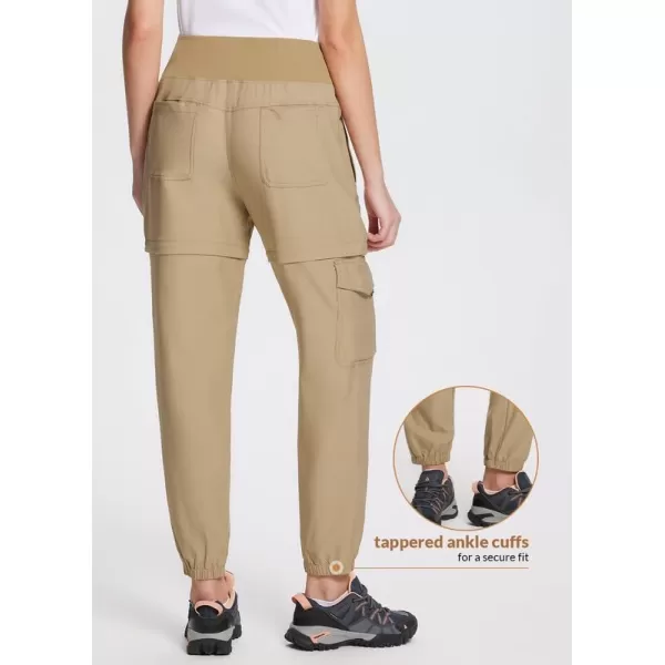 BALEAF Womens Convertible Pants Quick Dry Hiking Joggers Water Resistant Jogger Pants with Zipper Pockets Lightweight High Waistd Cargo Joggers Travel Camping Work Pants Tannin MBALEAF Womens Convertible Pants Quick Dry Hiking Joggers Water Resistant Jogger Pants with Zipper Pockets Lightweight High Waistd Cargo Joggers Travel Camping Work Pants Tannin M