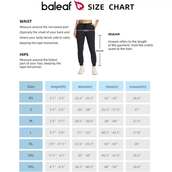 BALEAF Womens Cotton Joggers Pants with Pockets Yoga Lounge Sweatpants for Women Workout Running CasualCharcoal