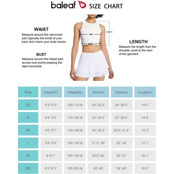 BALEAF Womens Crop Tank Tops Ribbed Double Lined Racerback Cropped Tops Yoga ShirtsWhite