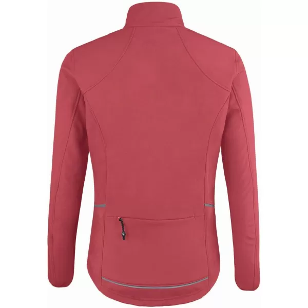 BALEAF Womens Cycling Jacket Windproof Thermal Winter Running Cold Weather Gear Waterproof Softshell Warm01red