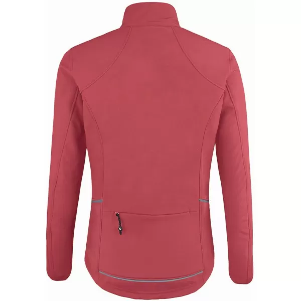 BALEAF Womens Cycling Jacket Windproof Thermal Winter Running Cold Weather Gear Waterproof Softshell Warm01red