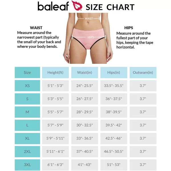 BALEAF Womens Cycling Underwear Padded Bike Shorts Mesh Biking Padding Briefs Spin Biker Riding LinerPink