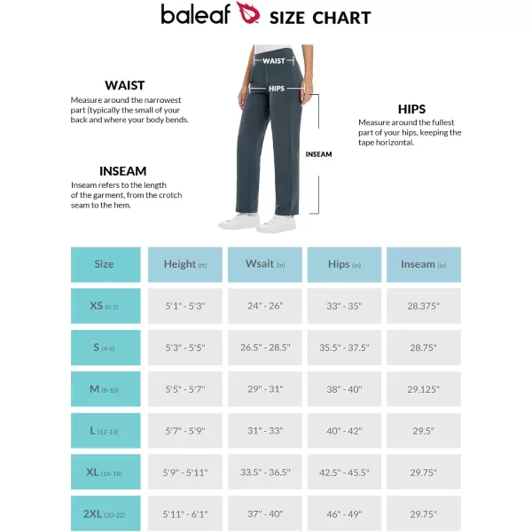 BALEAF Womens Fleece Lined Pants Straight Leg Sweatpants Pullon Dress Pants with Zipper Pockets Athletic for Golf RunningDark Grey