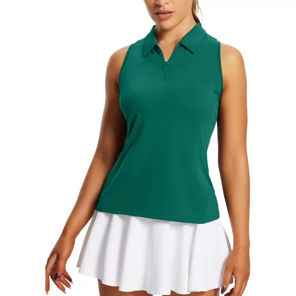 BALEAF Womens Golf Shirts Tank Tops Sleeveless Tennis Polo Racerback with Collar Athletic Tanks Quick DryRacerbacksublime Green