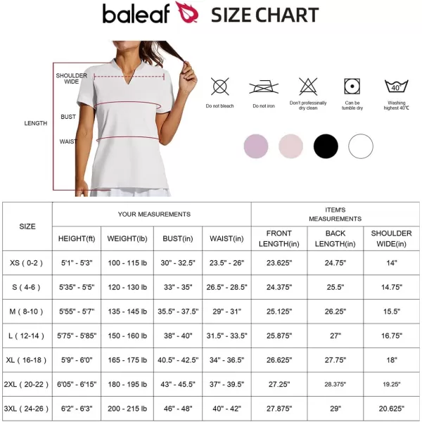 BALEAF Womens Golf Tennis Shirts VNeck Lightweight Quick Dry UPF 50 Sun Protection Short Sleeve Polo Shirts CollarlessBlue