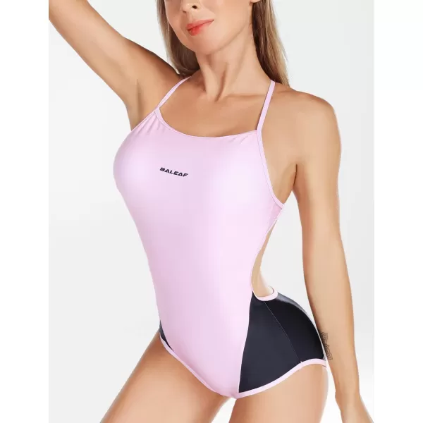 BALEAF Womens High Neck Backless One Swimsuits Athletic Training Padded Bathing SuitsBALEAF Womens High Neck Backless One Swimsuits Athletic Training Padded Bathing Suits