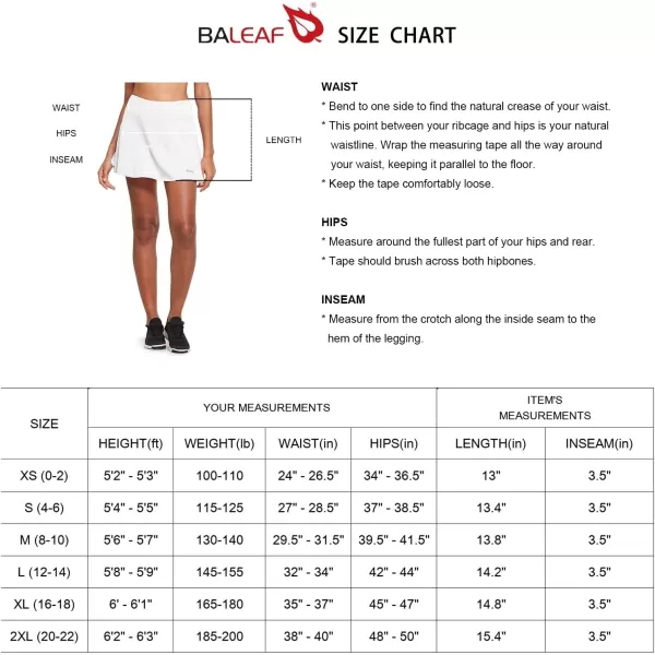 BALEAF Womens High Waisted Tennis Skirts Pleated Golf Skorts Skirts with Ball Pockets White XLBALEAF Womens High Waisted Tennis Skirts Pleated Golf Skorts Skirts with Ball Pockets White XL