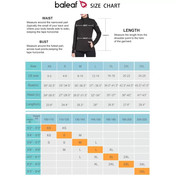 BALEAF Womens Horse Riding Shirts Long Sleeve Half Zip Pullover Fleece Jacket Winter Cold Weather Running GearBlack