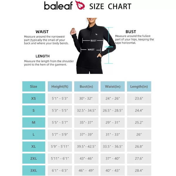 BALEAF Womens Horse Riding Shirts Long Sleeve Half Zip Pullover Fleece Jacket Winter Cold Weather Running GearBlackzipper Pockets