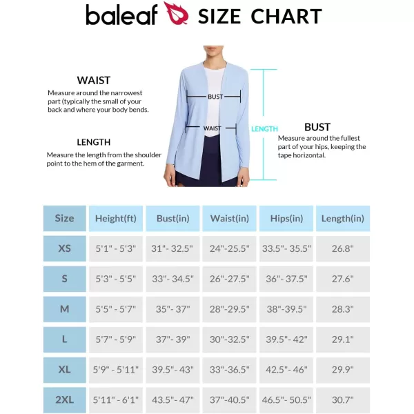 BALEAF Womens Lightweight Cardigan with Pockets Long Sleeve Shirts Open Front Casual Loose Jackets Soft DrapeBlue