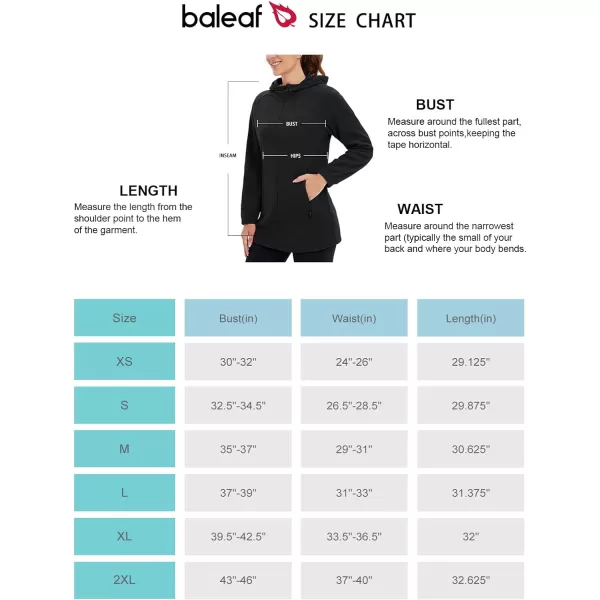 BALEAF Womens Long Fleece Jacket Full Zip Polar Fleece Hoodie Soft Lightweight Winter CoatBlack