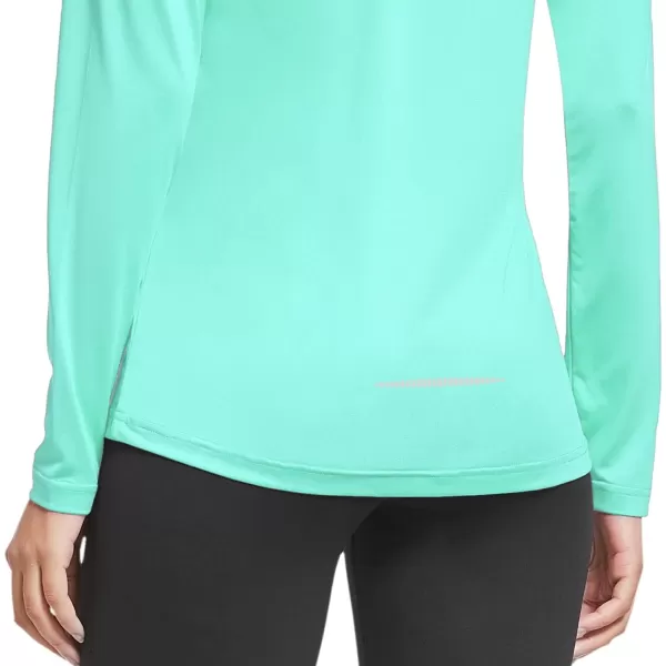 BALEAF Womens Long Sleeve Running Shirts Workout Tops Athletic Active Quick Dry Soft LightweightAqua