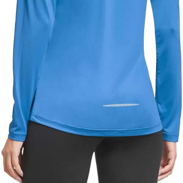 BALEAF Womens Long Sleeve Running Shirts Workout Tops Athletic Active Quick Dry Soft LightweightRoyal Blue