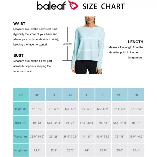 BALEAF Womens Long Sleeve Workout Shirts Loose Fit Super Soft Yoga Athletic Casual Tops with Boatneck Thumb HolePastel Blue