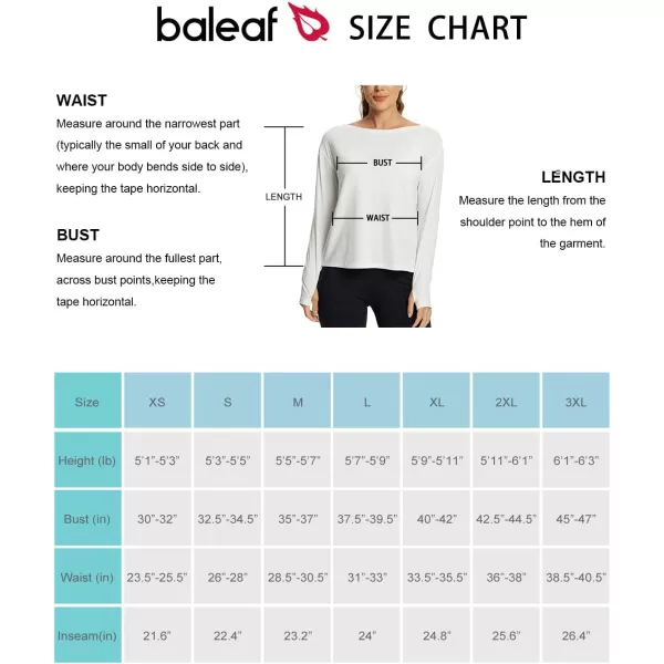 BALEAF Womens Long Sleeve Workout Shirts Loose Fit Super Soft Yoga Athletic Casual Tops with Boatneck Thumb HoleWhite