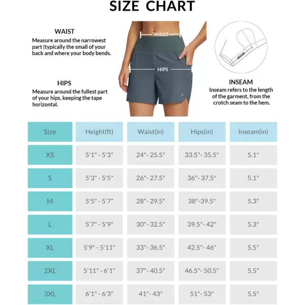 BALEAF Womens Mountain Bike Shorts 2 in 1 Padded MTB 5 Cycling Padding Pockets Biking Bicycle Cycle RidingGrey