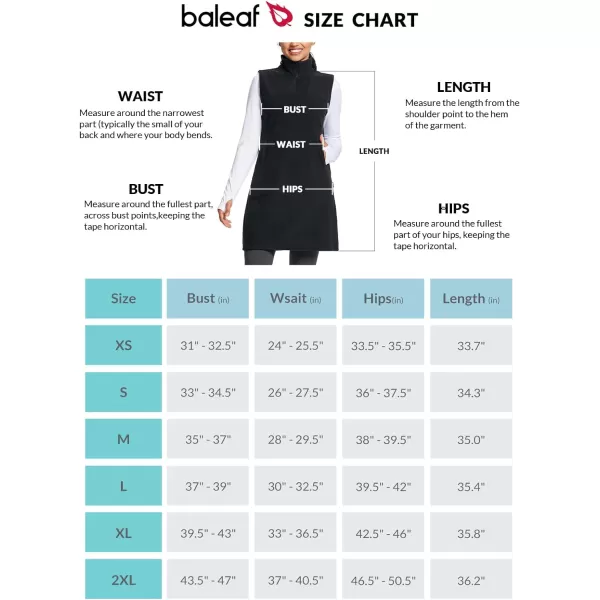 BALEAF Womens Polar Fleece Dress Long Vest Sweatshirt Tunic Dress Quarter Zip Pullover Winter Outfits Pocket02black