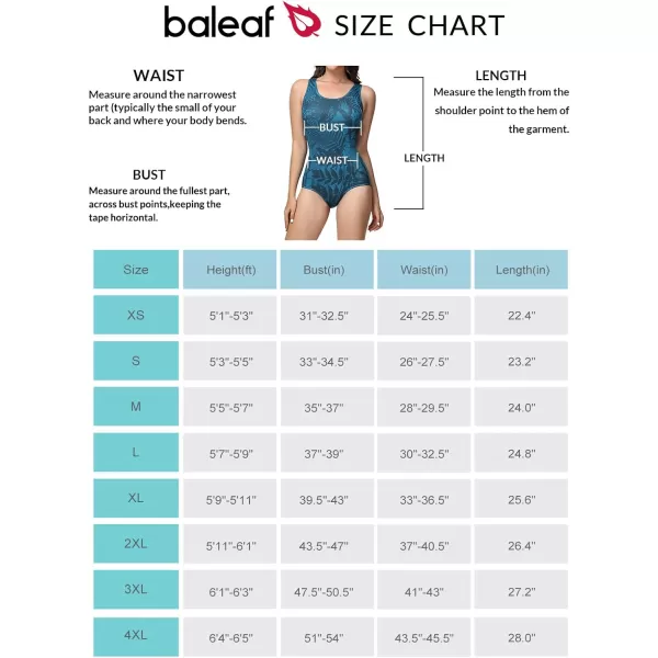BALEAF Womens Racerback Athletic One Piece Modest Bathing SuitAforest Green