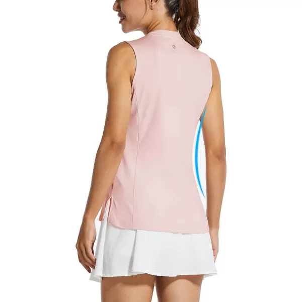 BALEAF Womens Sleeveless Golf Tennis Shirts Lightweight Quick Dry VNeck TankPink