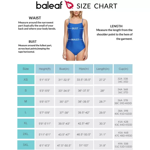 BALEAF Womens Square Neck Ruched One Piece Swimsuits Tummy Control Bathing Suit Modest Full Coverage SwimwearNavy