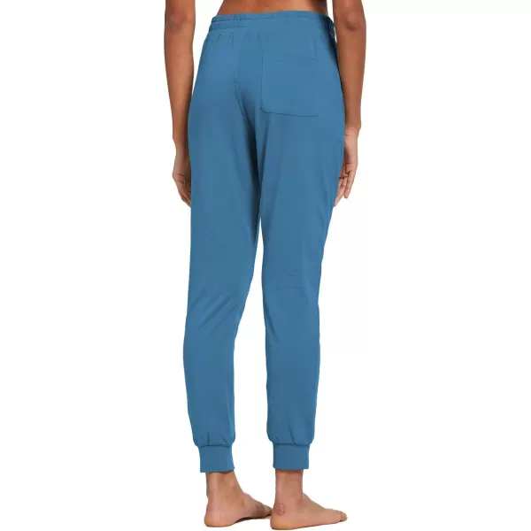 BALEAF Womens Sweatpants Joggers Cotton Yoga Lounge Sweat Pants Casual Running Tapered Pants with PocketsCopen Blue