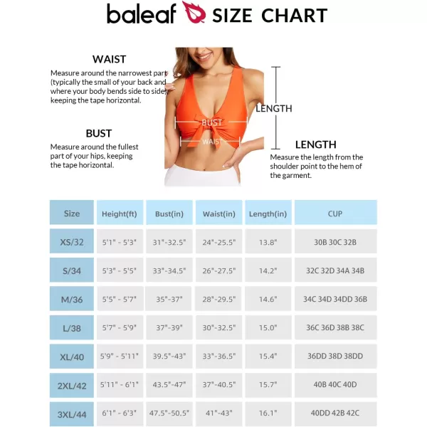 BALEAF Womens Swim Bra Full Coverage Push Up Bikini Tops Knot Front Crisscross Swimsuit Bathing Suit Top Built in BraRose Red