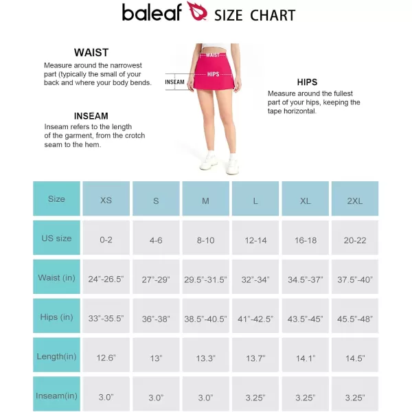 BALEAF Womens Tennis Golf Skort High Waisted Athletic Pleated Skirts 4 Pockets Running Sports Workout 13Solid Rose Red