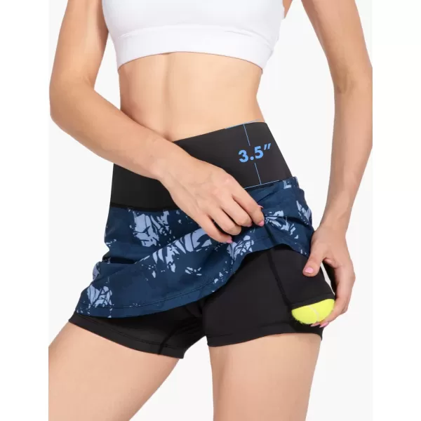 BALEAF Womens Tennis Skirts High Waisted Athletic Skort Skirts Golf Running Skirts with Zipper Pocket Printed 5 LBALEAF Womens Tennis Skirts High Waisted Athletic Skort Skirts Golf Running Skirts with Zipper Pocket Printed 5 L