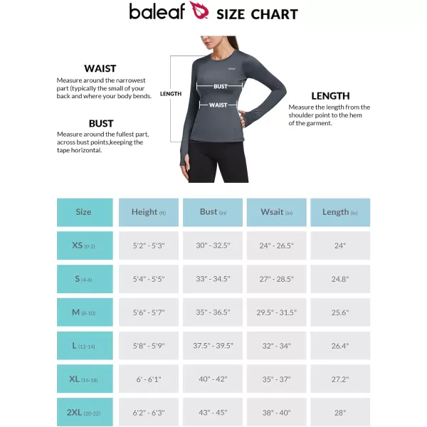 BALEAF Womens Thermal Fleece Tops Long Sleeve Running Workout Shirt Thumbholes Zipper Pocket Pullover Cold WeatherGray