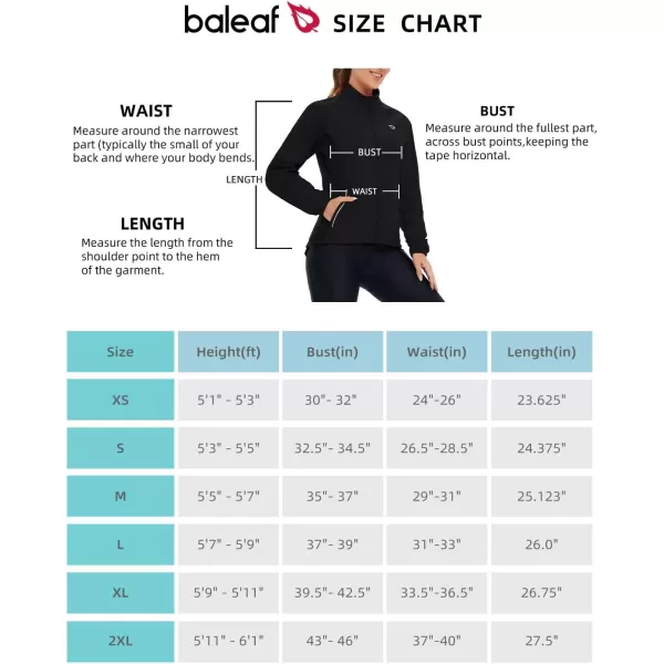 BALEAF Womens Thermal Winter Cycling Jacket Windproof Water Resistant Softshell Cold Weather Running Gear WarmBlack