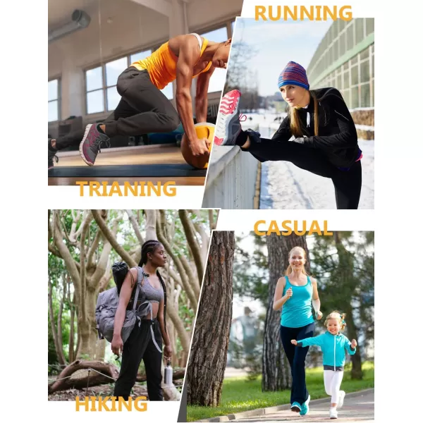 BALEAF Womens Track Pants Athletic Jogging Sweatpants Zipper Pockets WarmUp Sports Running PantsBlackBlack