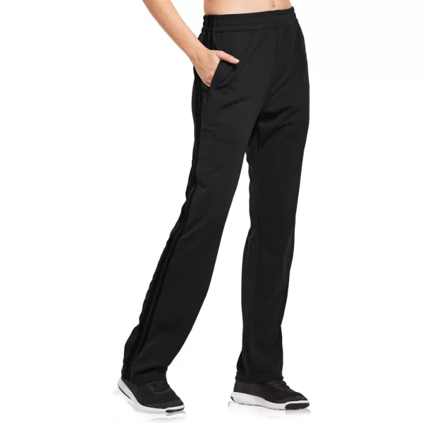 BALEAF Womens Track Pants Athletic Running Sweatpants Zipper Pockets WarmUp Sports Jogging Pants Casual LightweightBlackBlack