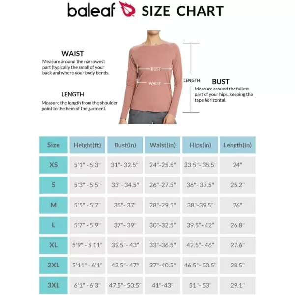 BALEAF Womens UPF 50 Sun Shirts Long Sleeve UV Protection Rash Guard Lightweight Quick Dry SPF Hiking Tops Outdoor05heather Orange Red