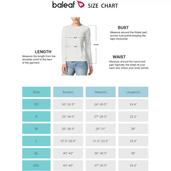 BALEAF Womens UPF 50 Sun Shirts Long Sleeve UV Protection Rash Guard Lightweight Quick Dry SPF Hiking Tops Outdoor2 Packwhite