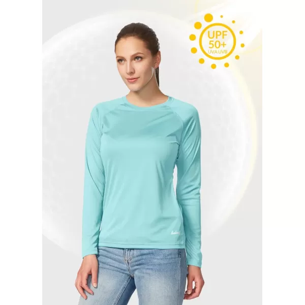 BALEAF Womens UPF 50 Sun Shirts Long Sleeve UV Protection Rash Guard Lightweight Quick Dry SPF Hiking Tops OutdoorA01light Green