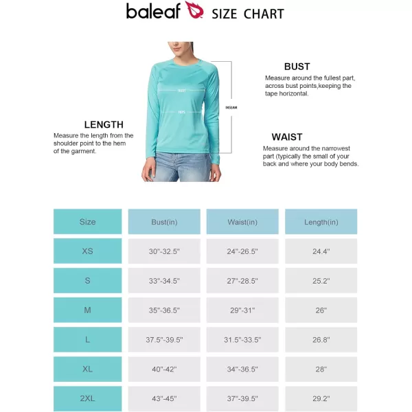 BALEAF Womens UPF 50 Sun Shirts Long Sleeve UV Protection Rash Guard Lightweight Quick Dry SPF Hiking Tops OutdoorA01light Green