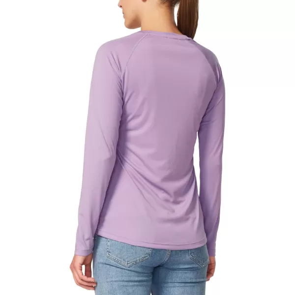 BALEAF Womens UPF 50 Sun Shirts Long Sleeve UV Protection Rash Guard Lightweight Quick Dry SPF Hiking Tops OutdoorA01purple