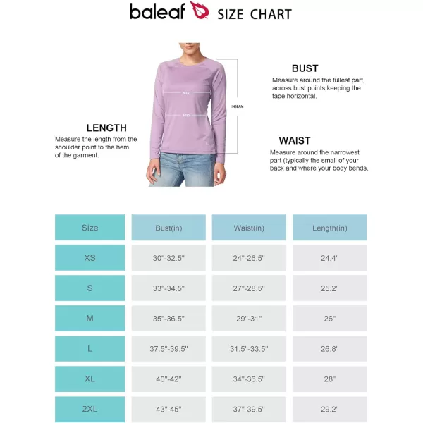 BALEAF Womens UPF 50 Sun Shirts Long Sleeve UV Protection Rash Guard Lightweight Quick Dry SPF Hiking Tops OutdoorA01purple