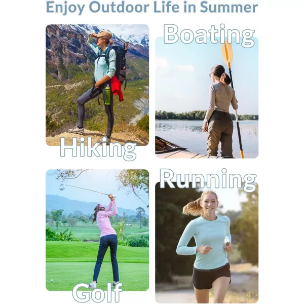 BALEAF Womens UPF 50 Sun Shirts Long Sleeve UV Protection Rash Guard Lightweight Quick Dry SPF Hiking Tops OutdoorA01sage