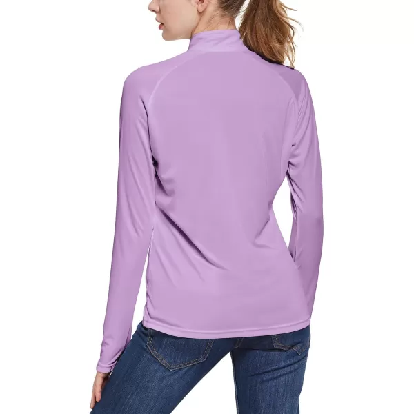 BALEAF Womens UPF 50 Sun Shirts Long Sleeve UV Protection Rash Guard Lightweight Quick Dry SPF Hiking Tops OutdoorA03purple