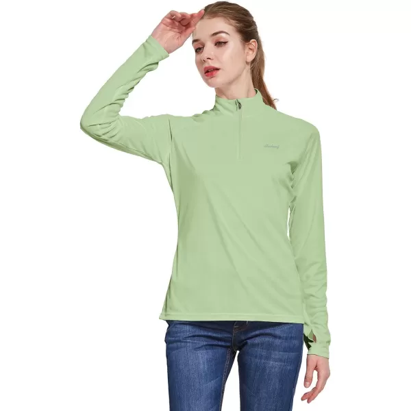 BALEAF Womens UPF 50 Sun Shirts Long Sleeve UV Protection Rash Guard Lightweight Quick Dry SPF Hiking Tops OutdoorA03sage