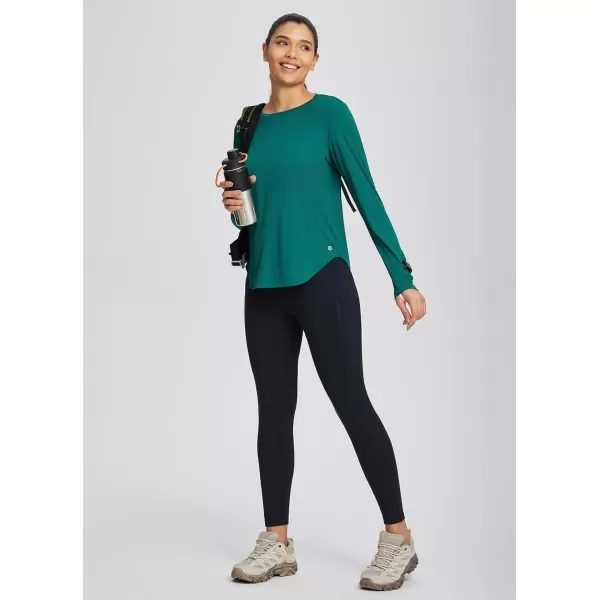 BALEAF Womens UPF 50 Sun Shirts UV Protection Long Sleeve Lightweight Quick Dry SPF Outdoor Hiking Running ClothingTeal