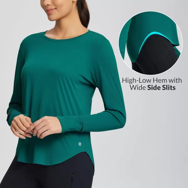 BALEAF Womens UPF 50 Sun Shirts UV Protection Long Sleeve Lightweight Quick Dry SPF Outdoor Hiking Running ClothingTeal