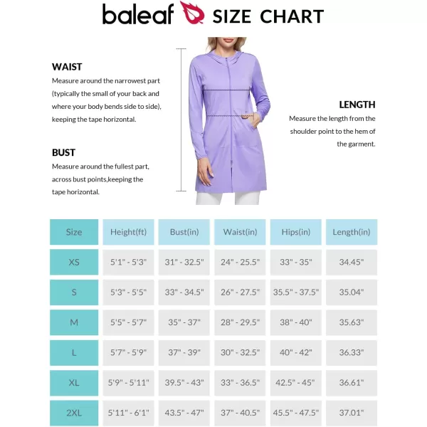 BALEAF Womens UPF 50 Swim Cover Up Beach Jackets SPF Sun Protection Long Shirt Swimsuit CoverupPurple