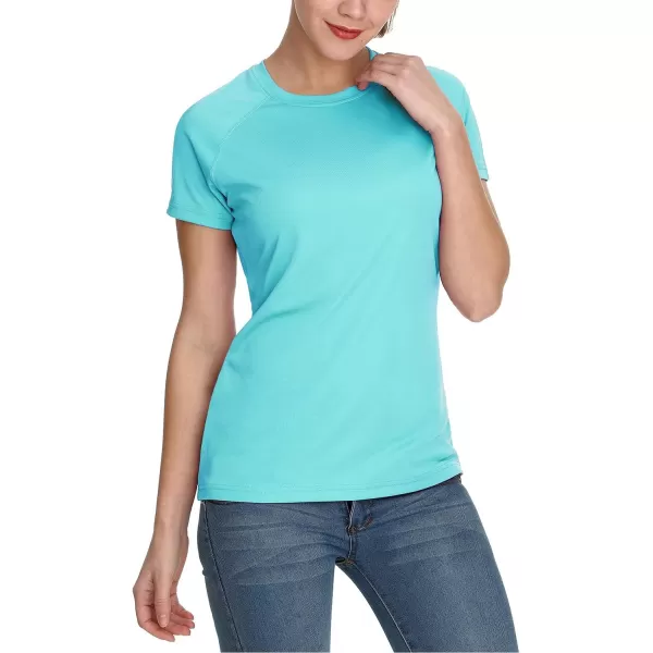 BALEAF Womens UPF 50 UV Protection Shirts Short Sleeve TShirts SPF Sun Shirts Quick Dry Outdoor Performance TopsA03short Sleeveblue